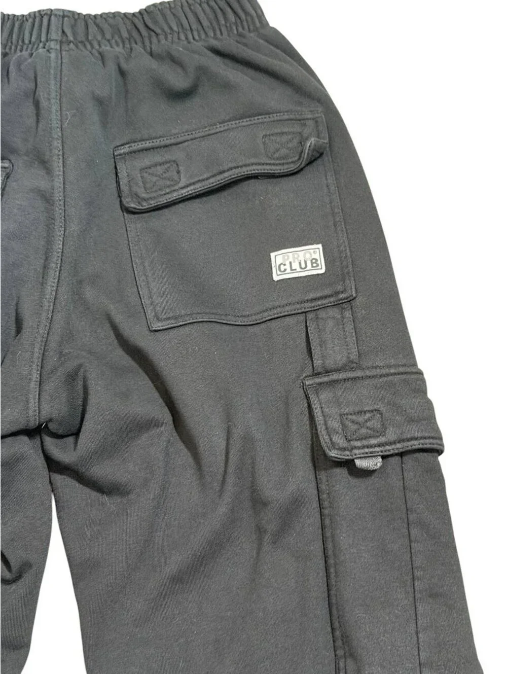 Pro Club Heavy Weight Cargo Sweatpants Black S